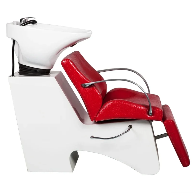 Flushing Bed Lying Half Shampoo Chair with Movable Rocker