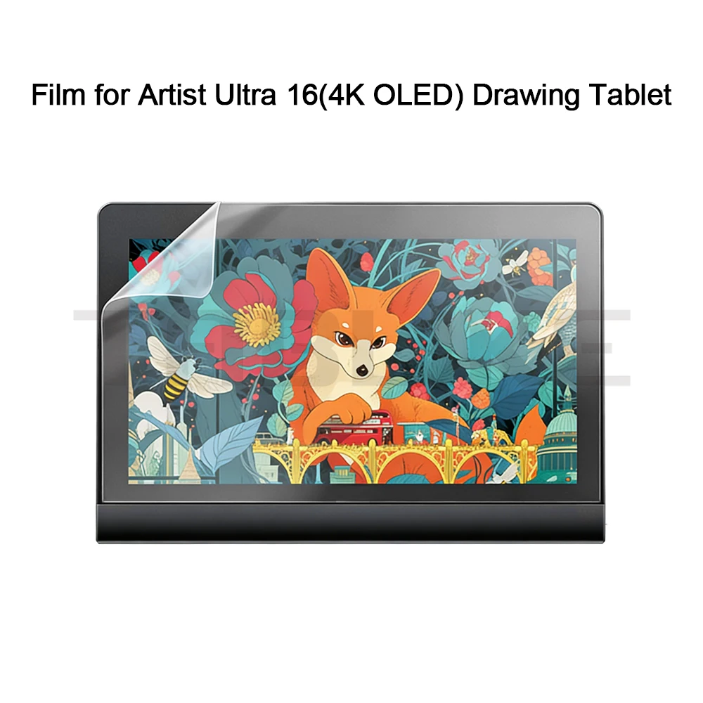 

Защитная пленка, имитирующая бумагу, совместима ТОЛЬКО с графическим планшетом xp-pen Artist Ultra 16 (4K OLED) — матовая/HD пленка.