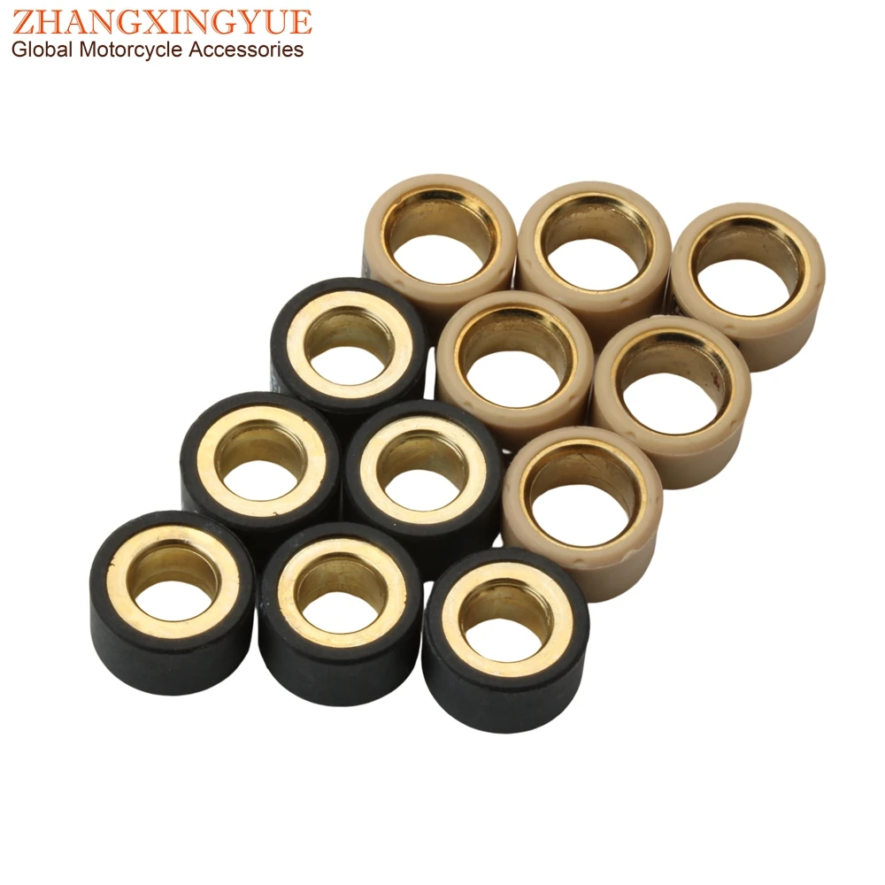 6PC Performance Variator Roller 9g 13g 14g Weights 20x12mm For MBK Doodo Flame  R Skyliner Thunder 125cc 150cc 4KL-E7632-00