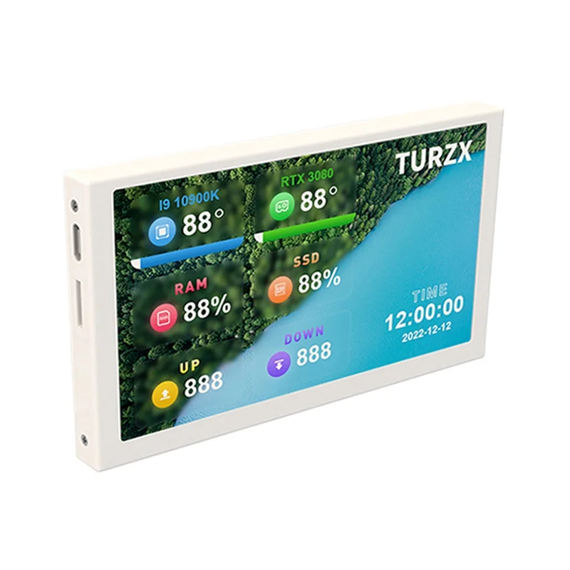 

New!!USB Powered 5 Inch IPS Type-C LCD Monitor Display Screen For Vertical Freely AIDA64 Dynamic For Computer Secondaries