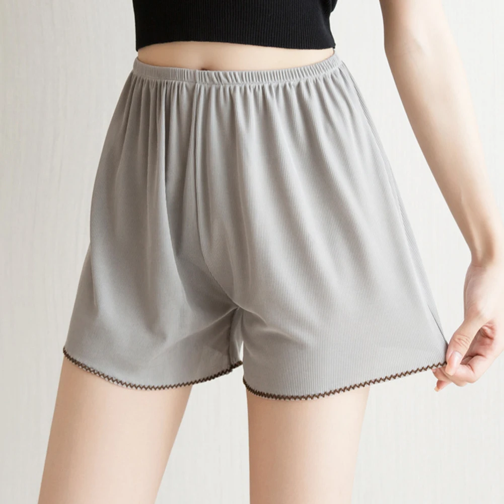 Sommer-Satin-Shorts, Damen-Shorts, lässige Outfits, XL, brandneuer Zustand, Polyester-Stoff, normale Kleidungslänge