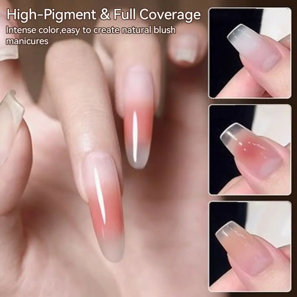 9-color 4IN1 Pat Ombre Gel Nail Polish High Saturation Varnishes DIY French Nail Nail Polish Delicate Manicure Gel Nail Art