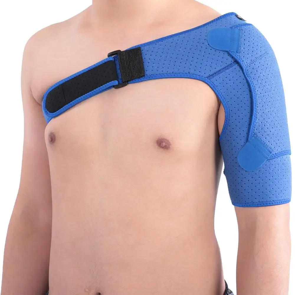 

Adjustable Pressurized Support Shoulder Brace for Men and Women Relieves Pain for Rotator Cuff Dislocated Joint Sport Injury S L