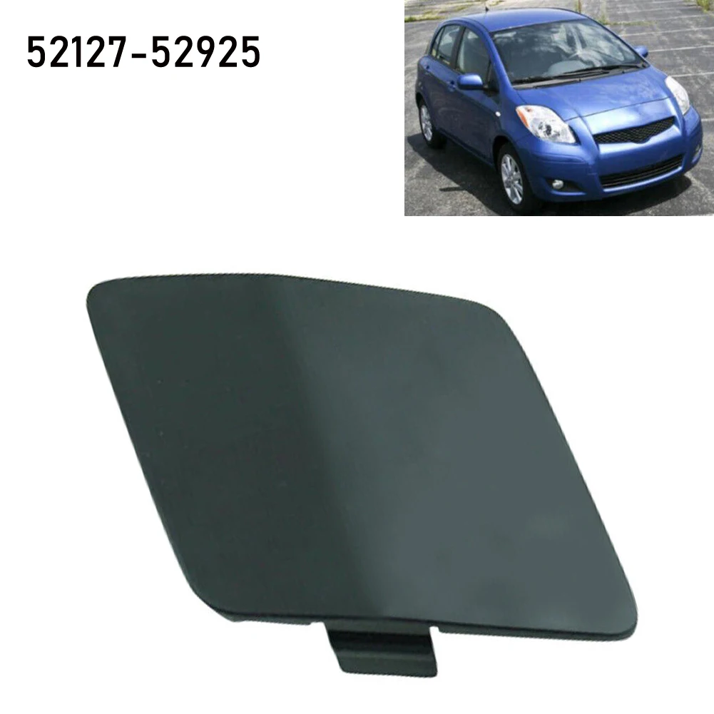 

Trailer Cover Hook Eye Cap Cover Car Exterior Parts 1pc Bumper Tow Replacement For Yaris 2009-2011 High Quality