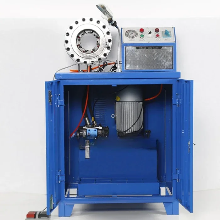 Greenhouse Lock Pipe Machine Automatic Crimping Machine 220V380V 3kw Hydraulic Pressure Pipe Steel Pipe Shrinkage MachineYM500-C