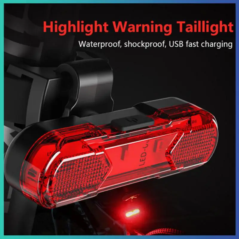 Bicycle Headlights LED Waterproof Rechargeable Safety Warning Lights MTB Road Bike Cycling Lights Helmet Lights Bike Accessories