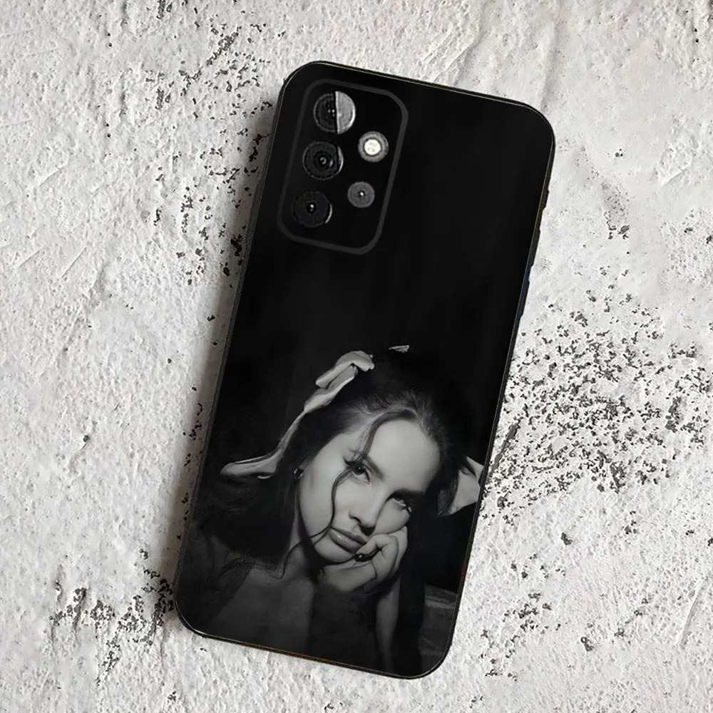 L-Lana Del Rey Singer  Phone Case For Samsung Galaxy A13,A21s,A22,A31,A32,A52,A53,A71,A80,A91 Soft Black Cover