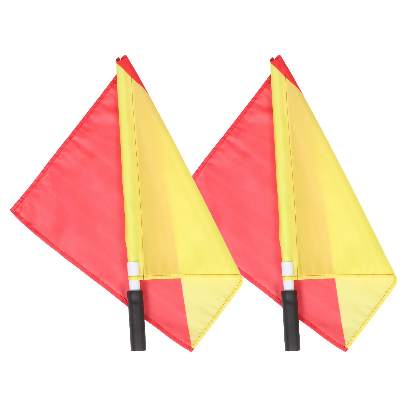 Marine Signal Flags 2 Piece Handheld Training Safety Flag Set PVC Cloth Fade Resistant for Boating