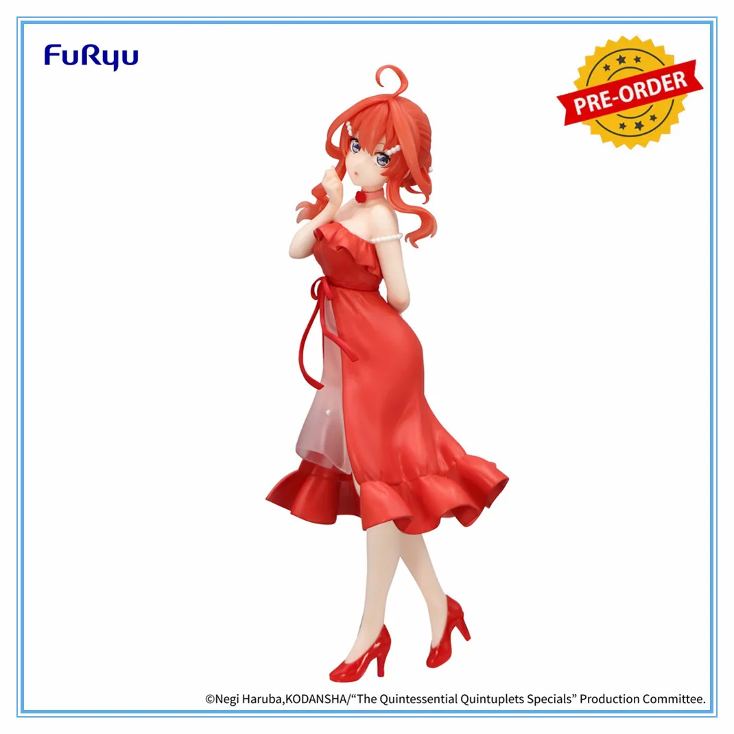 Furyu The Quintessential Quintuplets Specials Trio-Try-iT Nakano Itsuki Pastel Dress ver Figure Anime Action Figure PVC Model