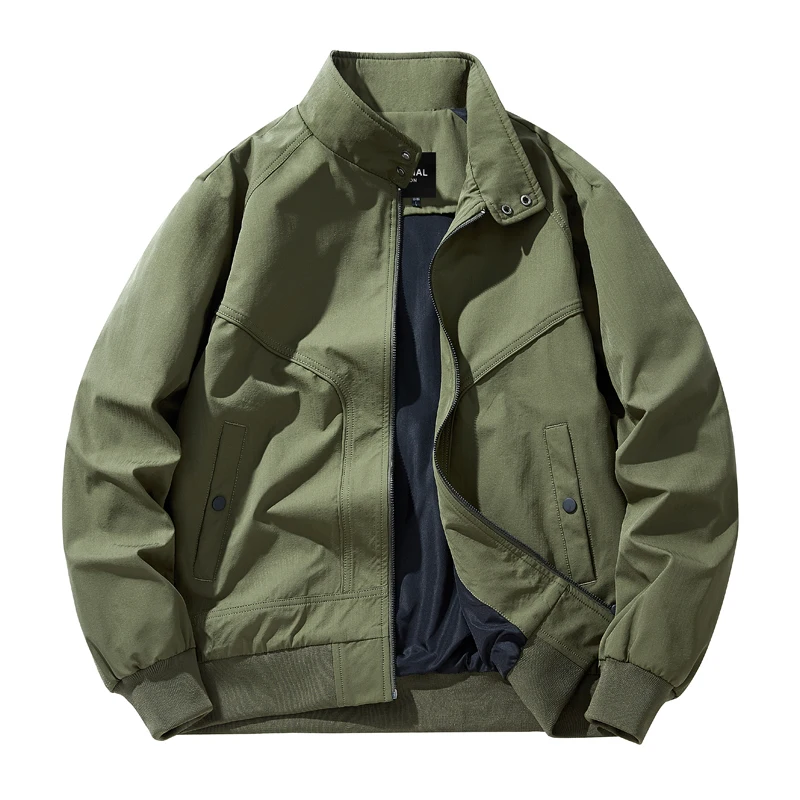 

2026 New Spring/Autumn Men's Windbreaker Jacket, Versatile Loose-Fit Youth Coat for Spring and Autumn
