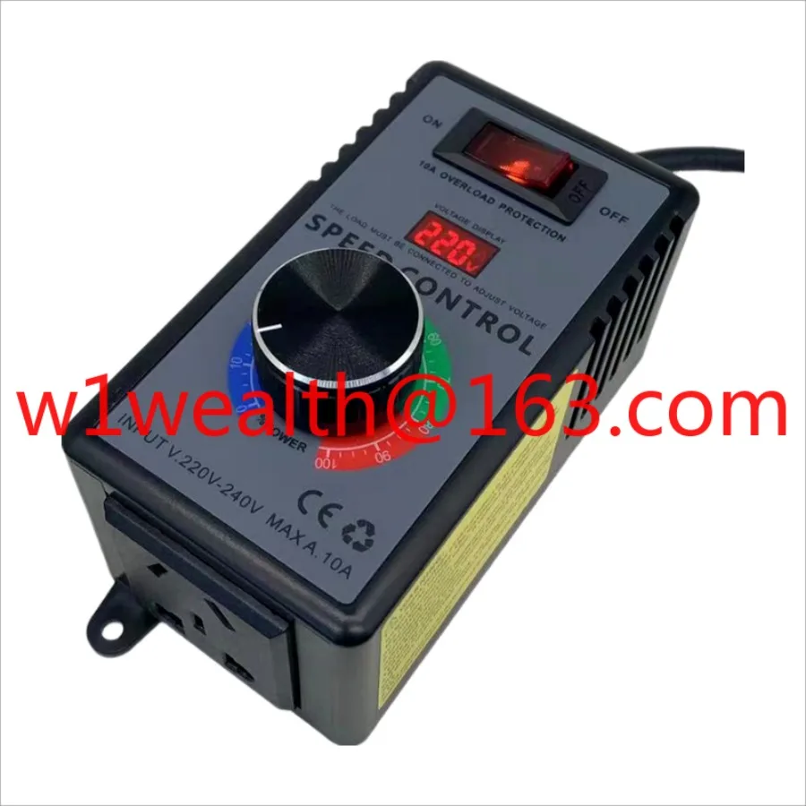 Electronic voltage regulator 4000W adjustable motor electric heating furnace fan stepless temperature regulation and  AC220V