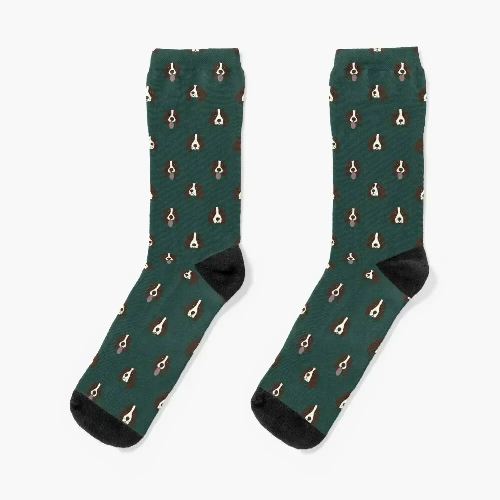 

Springer Spaniel Pattern Socks luxe funny gifts man anti-slip Mens Socks Women's