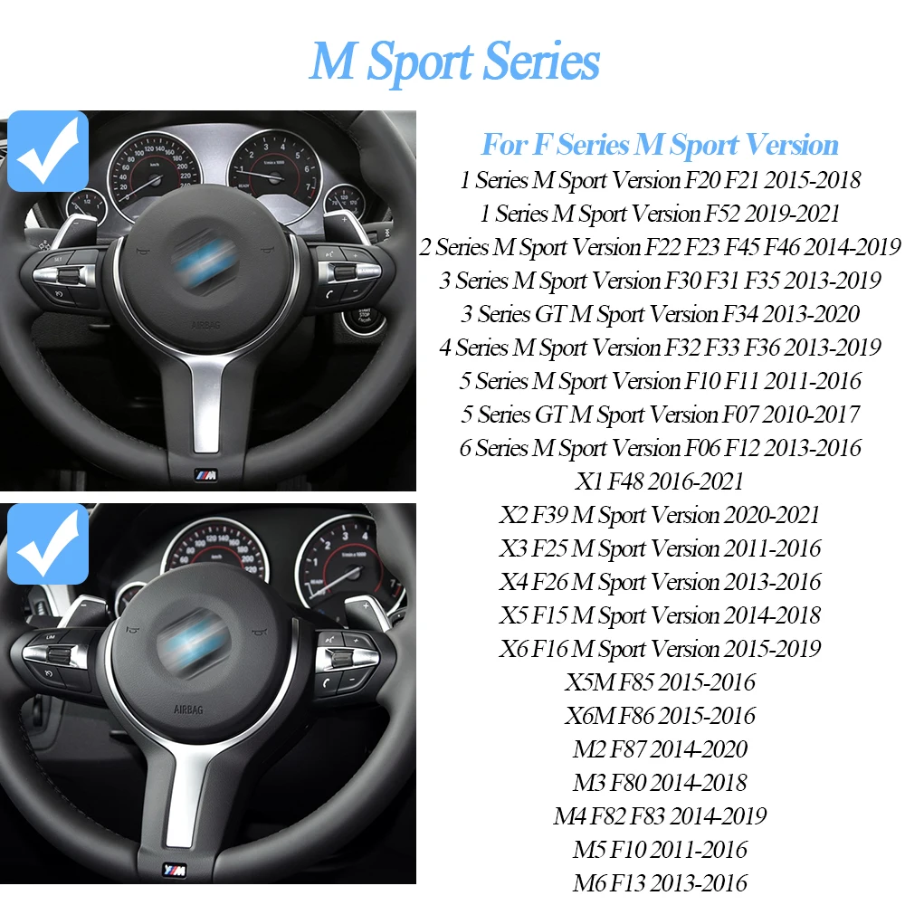 M Sport Version Multifunktions-Lenkrad-Knopfknopf für BMW 1 3 4 5 6 X3 X4 X5 X6 Serie F10 F11 F30 F06 F25 61317849411 – Detail 3