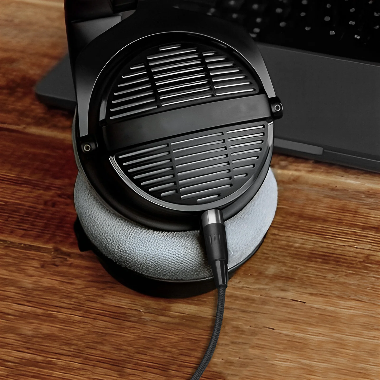 Geekria オーディオケーブル Beyerdynamic DT 900 PRO X ヘッドフォンと互換性あり 3.5mm 編組ナイロン交換用ステレオコード (6フィート / 1.7m)