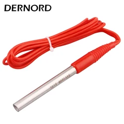 DERNORD DC Immersion Heating Element with Water Proof Cable 12v/36v/48v/60v/72v 304SUS Water Heater for Fish Tank 100w