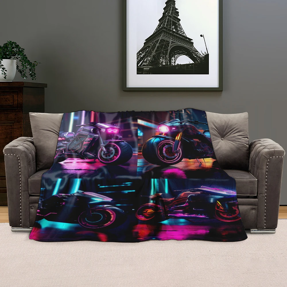 

blanket, motorcycle flange blanket, sofa bed, living Fashion room, bedroom decoration, air conditioning blanket, children's gift