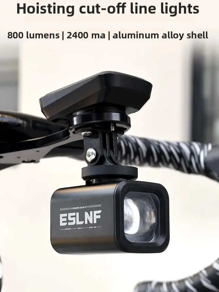 AliExpress OFFBONDAGE ESLNF Bicycle Lights Wireless Remote Smart Headlights Waterproof 2400mAh Rechargeable Road Mountain Front light Bike Accessories