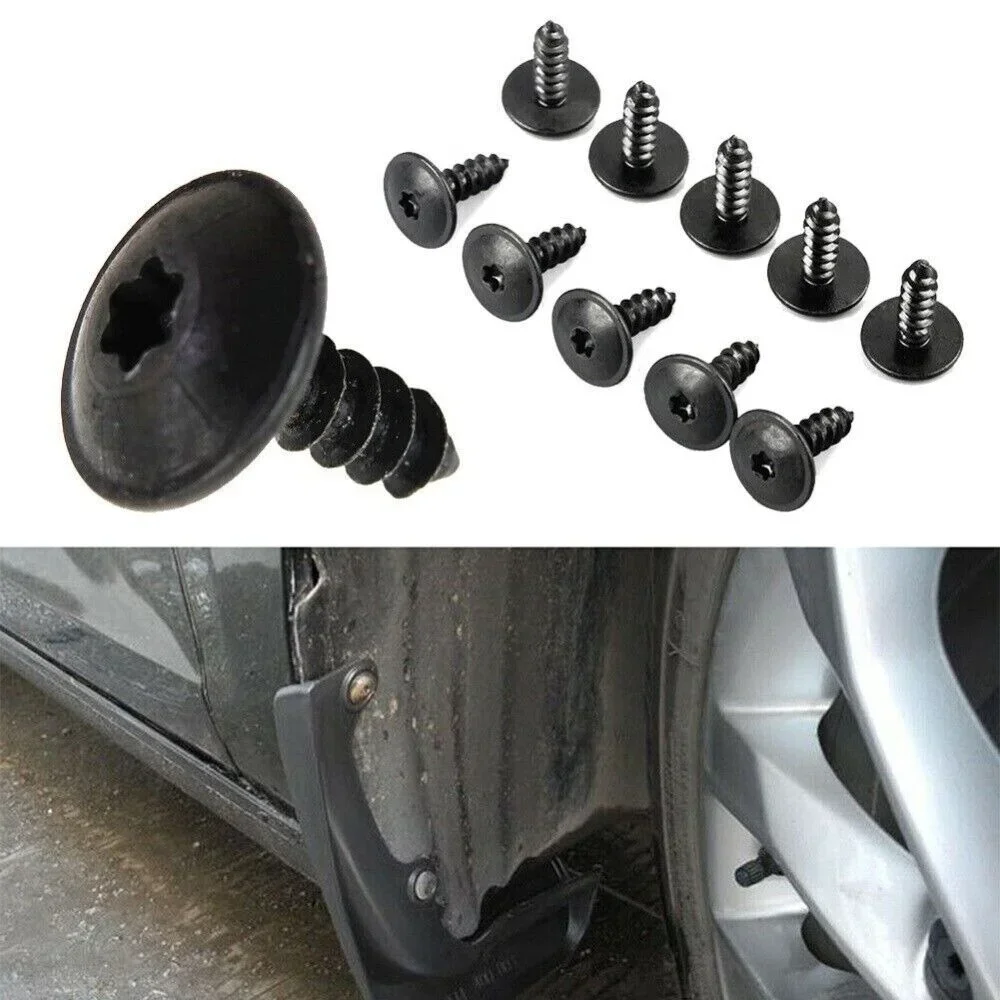 30/50pcs Engine Cover Undertray Splashguard Wheel Arch Torx Screw Fastener Clips For VW Audi A1 A3 A4L Q3 Q5 Q7 N90974701