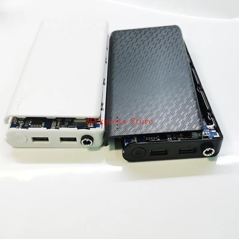 Прочный двойной USB Output Diy 7x18650 Батарея для корпуса для вывода 9 В/12 В пластиковая зарядка.