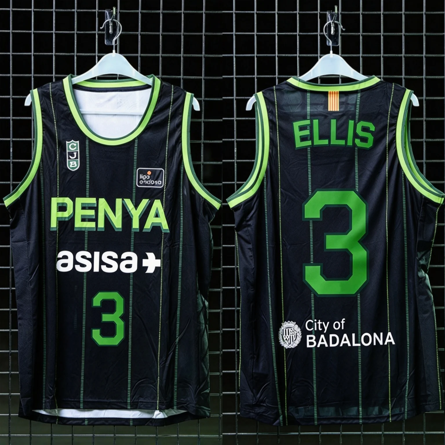 26/27 Joventut Badalona Rubio # 9 Laprovittola # 10 Basketball-Trikot Weste Spanien Basketball-Trikot Kinder Sport Schnelltrocknendes Tanktop – Detail 5