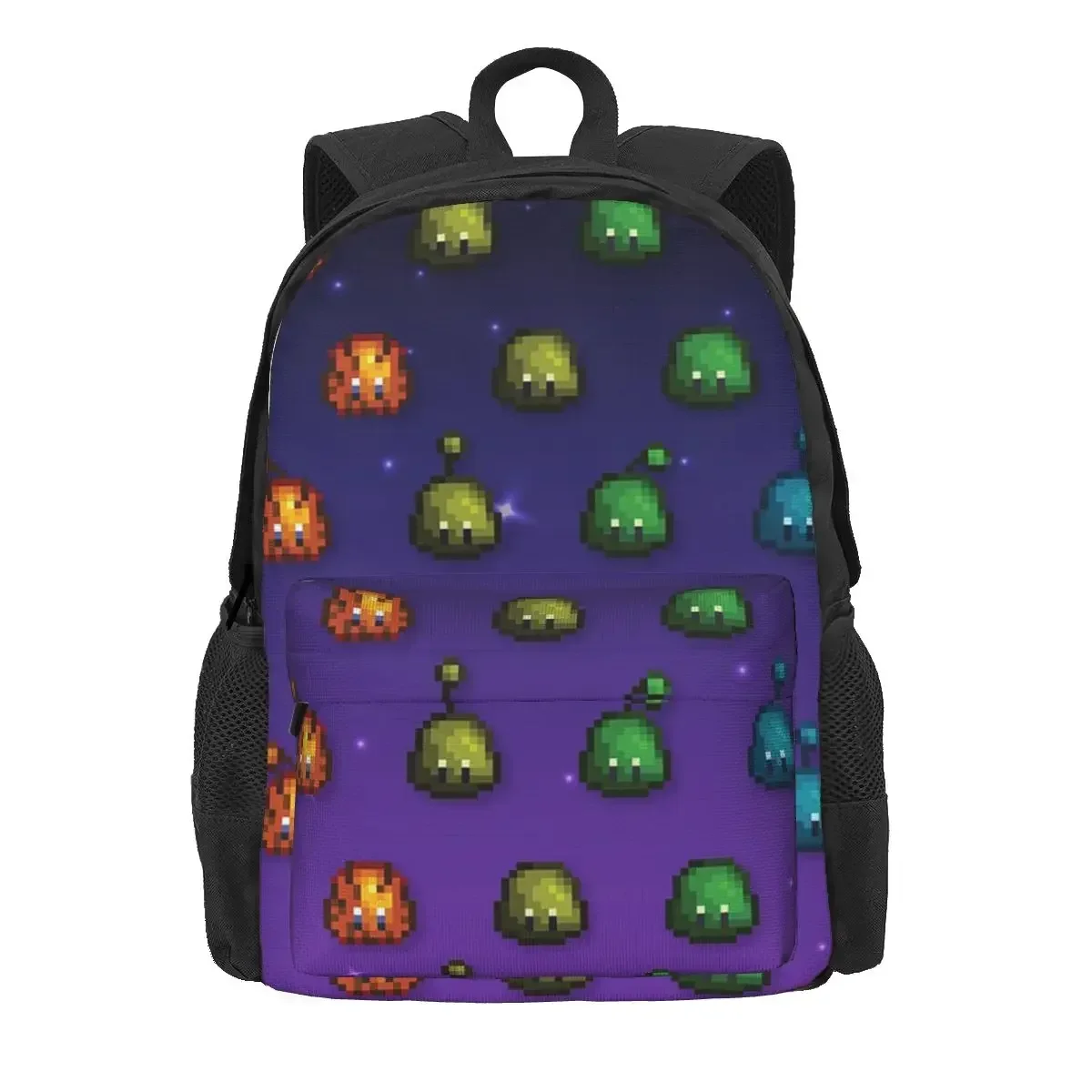 

Stardew Valley Rainbow Slimes Backpacks Boys Girls Bookbag Students School Bags Kids Rucksack Travel Rucksack Shoulder Bag