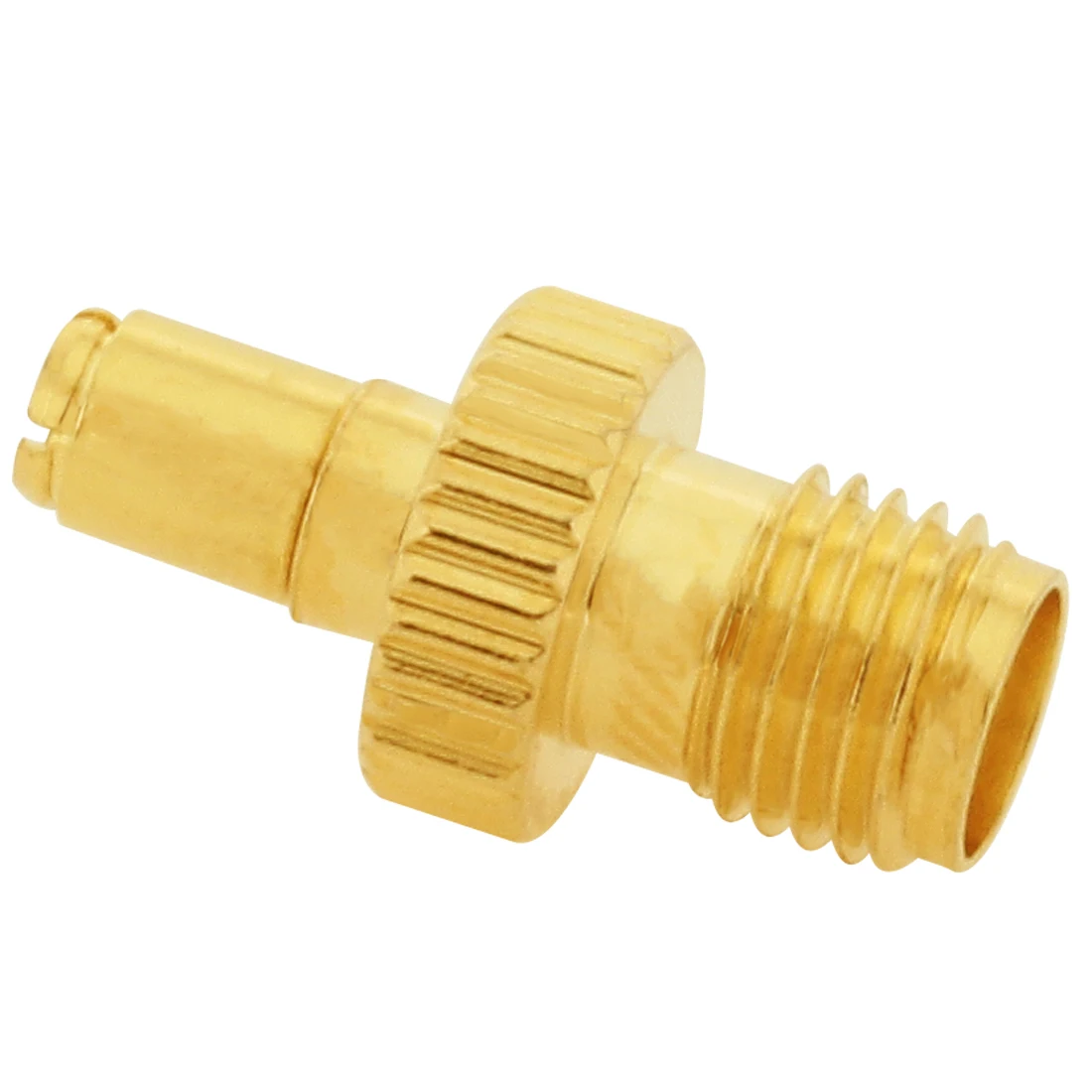 Adaptateur coaxial RF plaqué or SMA femelle vers prise mâle TS9, droit, polygone, nickelé, vente en gros, nouveau, 1 pièce