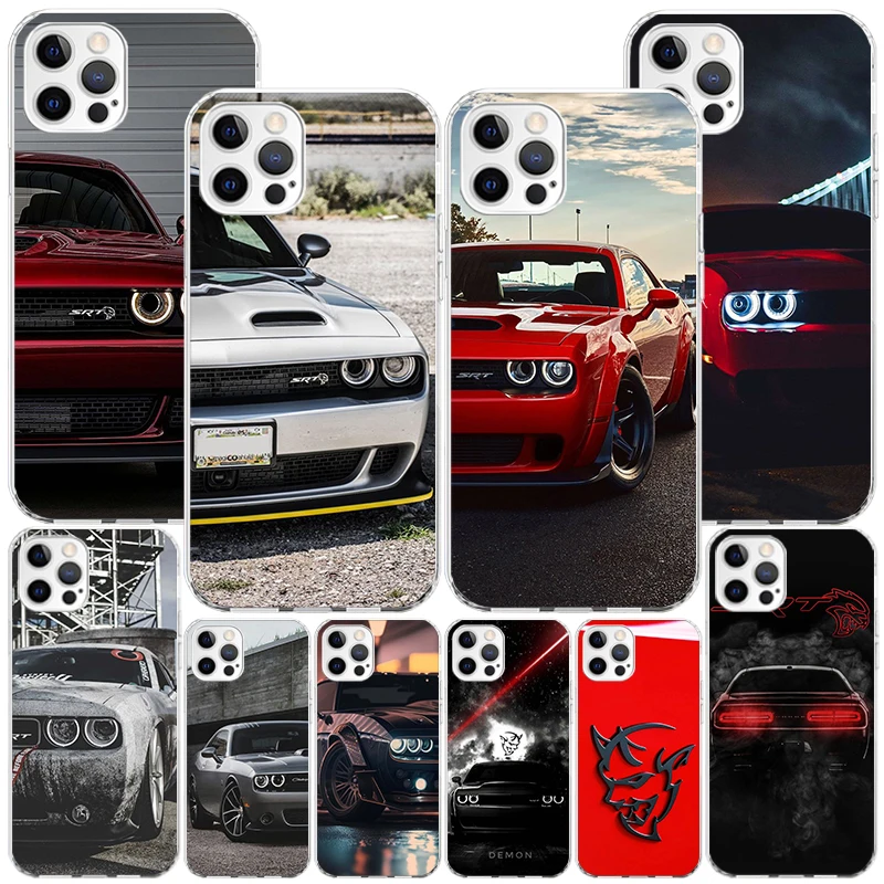 Challenger S-SRT Phone Case For iPhone 16 Pro Max 15 + 14 Plus 11 12 13 Mini Xs X XR 7 8 SE Personalized Gift Print Cover