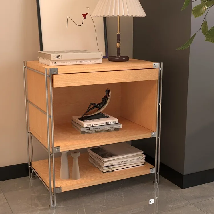 خزانة جانبية، طراز شمالي، بسيط، باب قلاب، متعدد الوظائف، خزانة، غرفة المعيشة، المطبخ #4