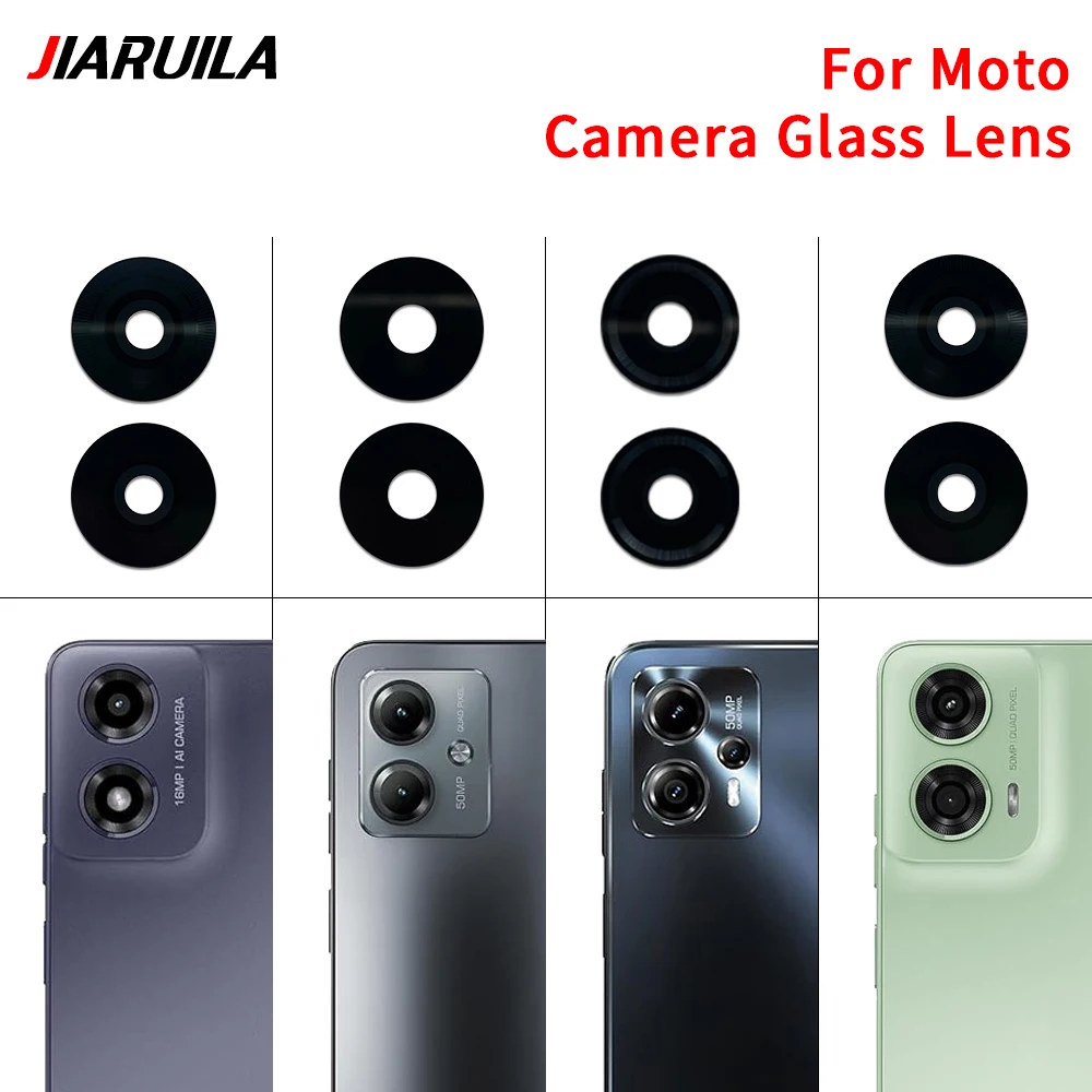 NEW For Moto G04 G13 G14 G31 G41 G51 G71 G22 G32 G52 G72 G15 Back Rear Camera Glass Lens With Glue Sticker Replacement Repair