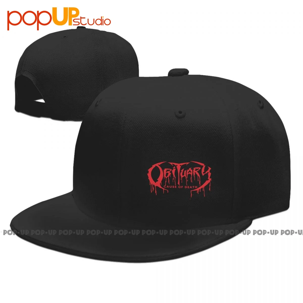 

Obituary Cause Of Death American Death Metal Band P-276 Snapback Cap Baseball Caps