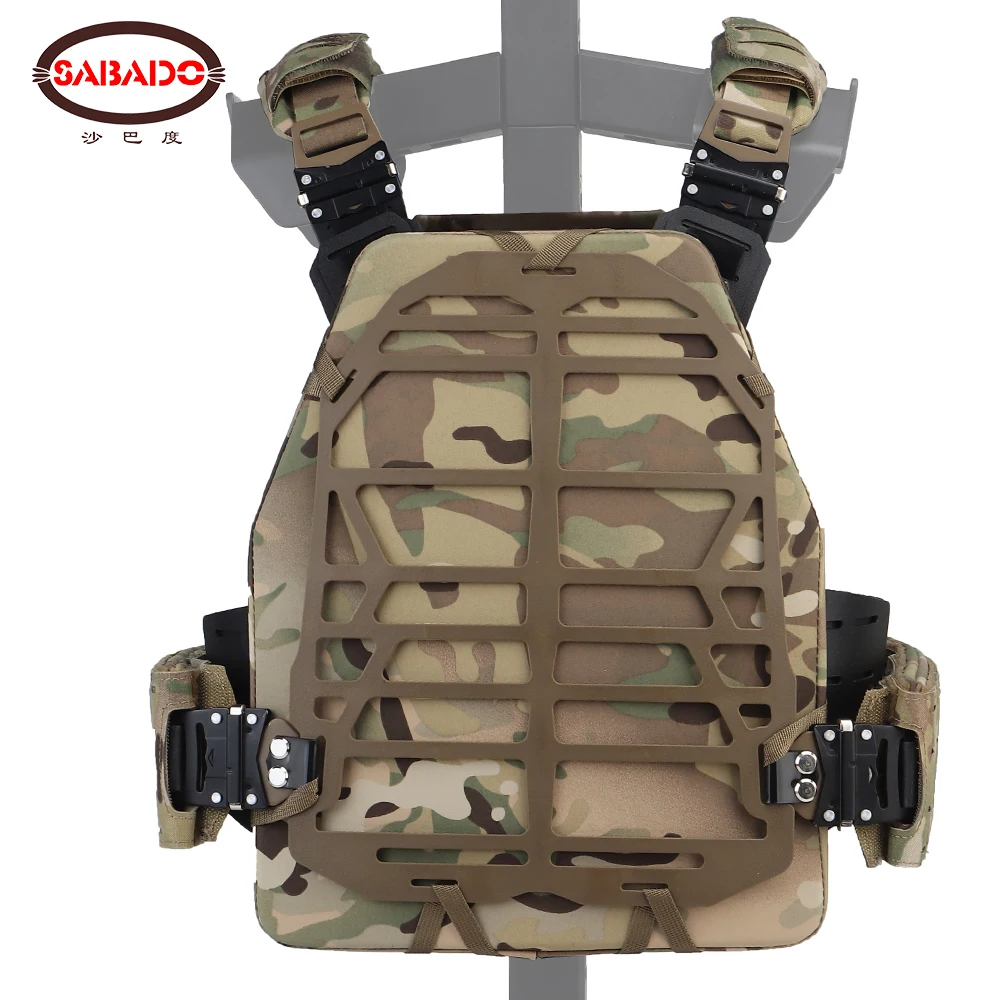 Tactical PFM Modular Airsoft Hunting Vest Autofit Cummerbund MOLLE Comfort Foam Quick Release Buckle Plate Carrier Armor Vest