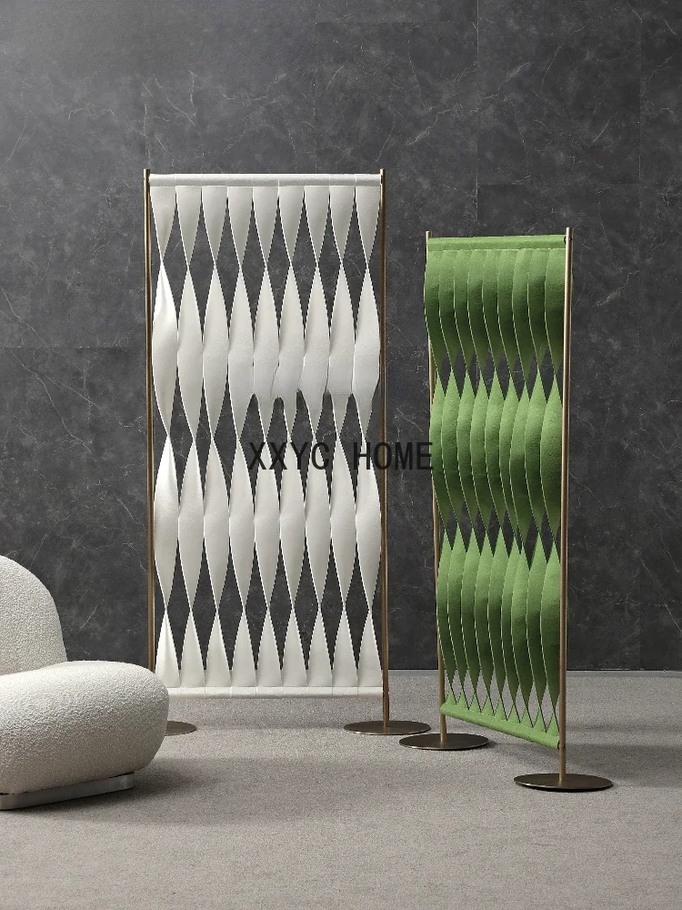 Sofa Partition Screens Entrance Entry Iron Felt Artistic Creative Bedroom Light Luxury Fence