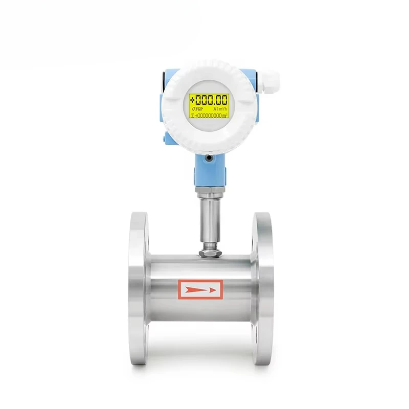 LEFOO Turbine dn300 water Flowmeter Industrial Usage High Accuracy Turbine Flow Meter with digital lcd display