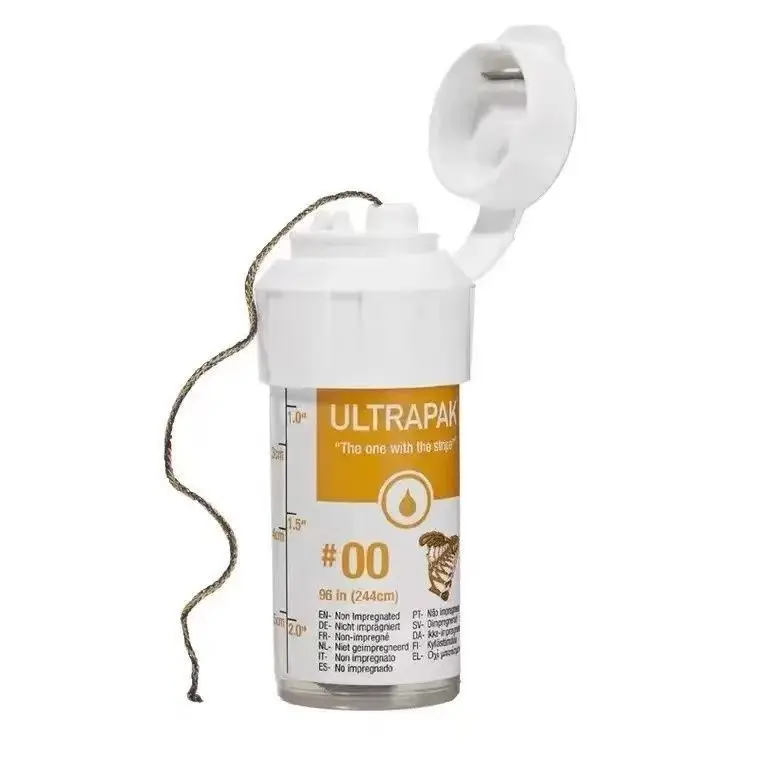 Tandheelkundige tandvleeslijn Tandvleescontractietouw Wegwerp tandheelkundige gebreide draad Tandheelkundig restauratiemateriaal 000 #   00 #   0 #