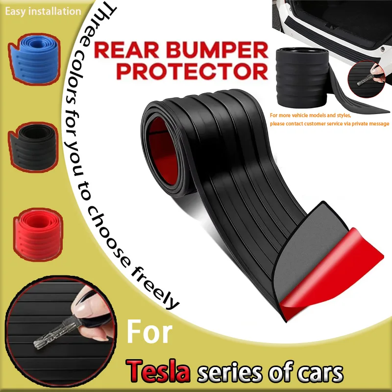

Suitable for Tesla Universal Trunk Protection Strip, Tailgate Decorative Strip, Threshold Rear Guard Protection Sticker