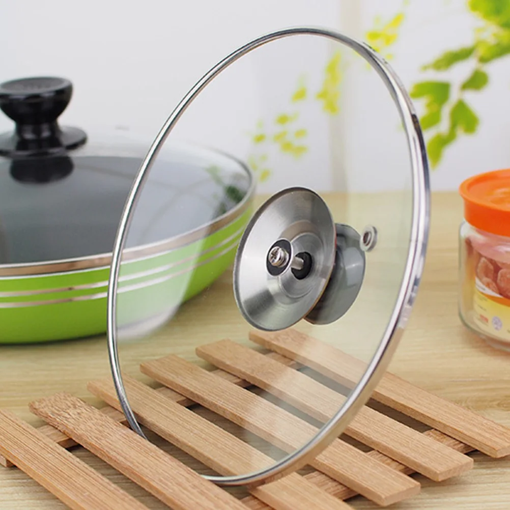 

2Pcs Pot Knob Cooker Lid Handle Anti scald Portable Pot Lid Knobs Universal Sturdy Household Supplies Metal