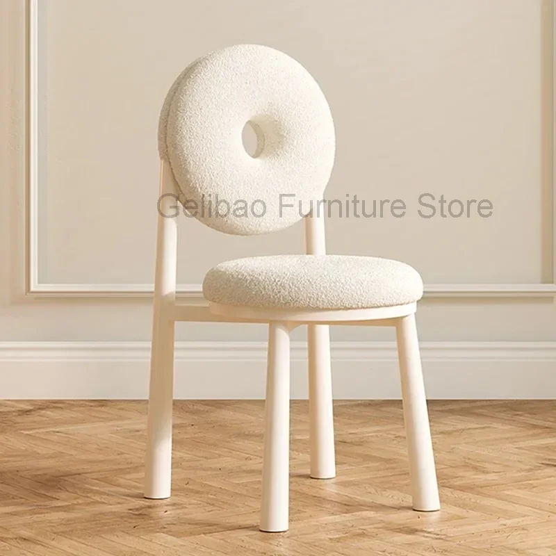 Nordic Restaurant Dining Chairs Lounge White Accent Kitchen Fishing Dining Chair Luxury Ergonomic Party Stoel Library Furniture