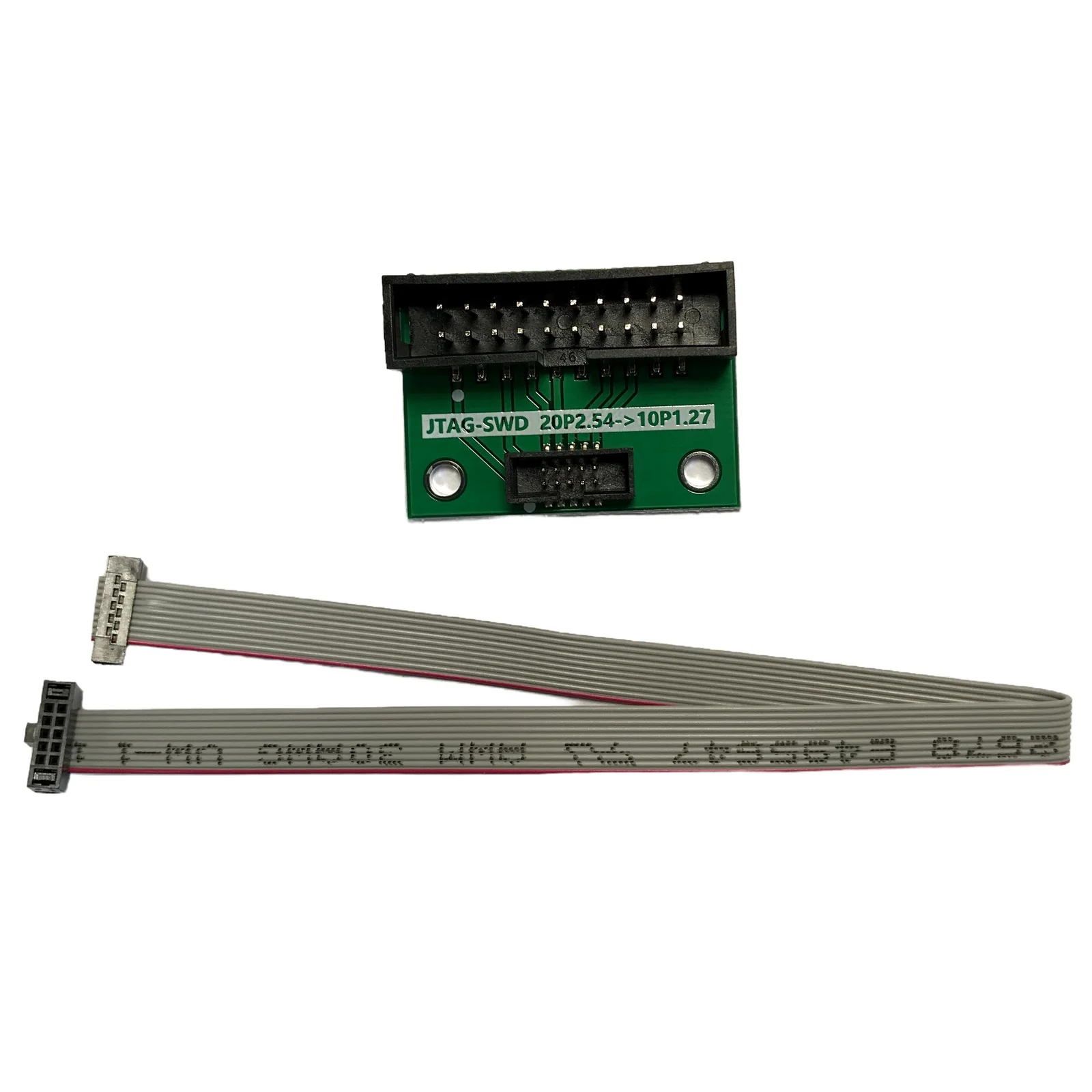 JTAG 20P 2.54mm do 10P 1.27mm kabel płytki przyłączeniowej do J-link Jlink v9 v12 STM32 emulator debugger interfejs SWD