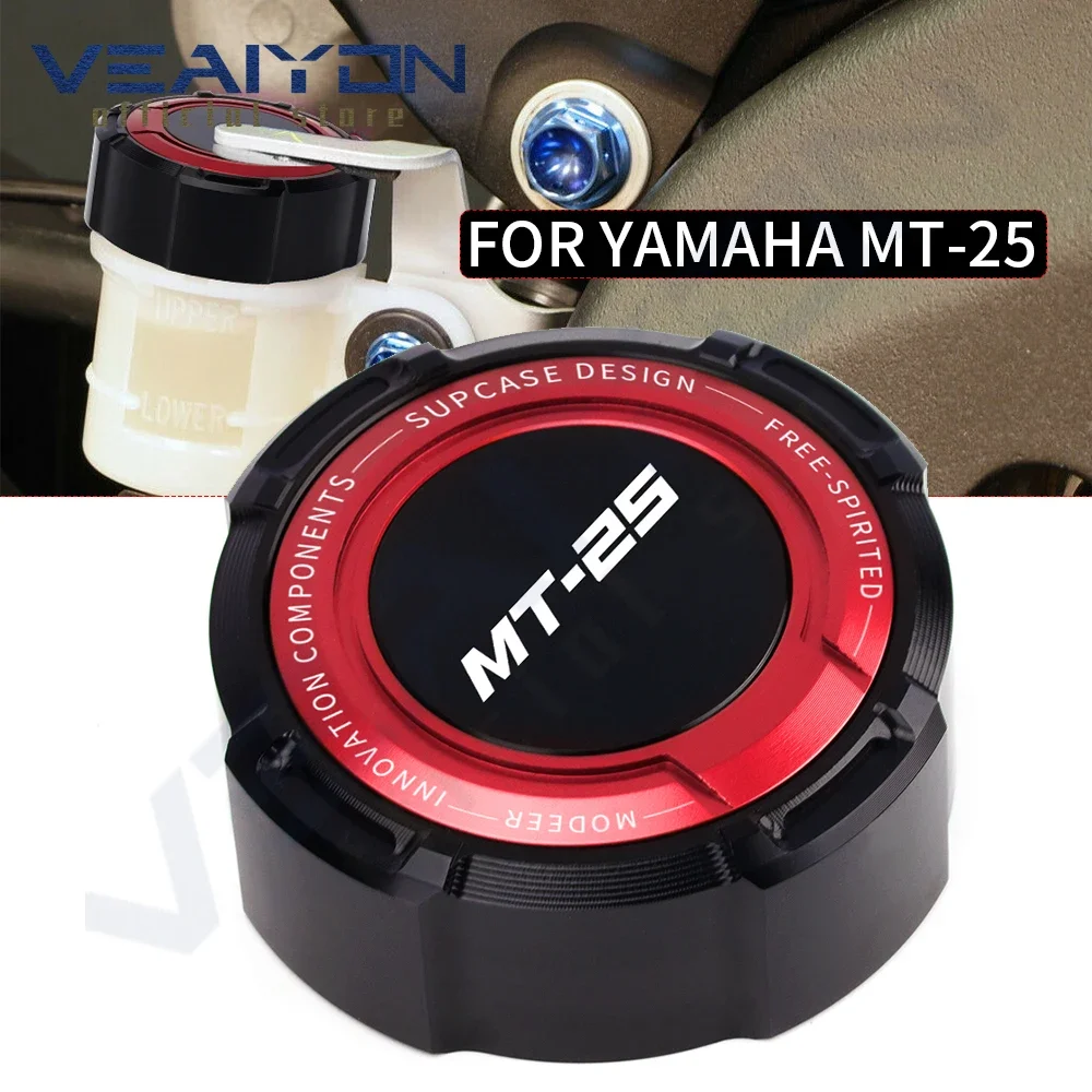 For YAMAHA MT25 MT-25 MT 25 2014 2015 2016 2017-2021 Motorcycle accessories Rear brake Fluid Cylinder Master Reservoir Cover Cap