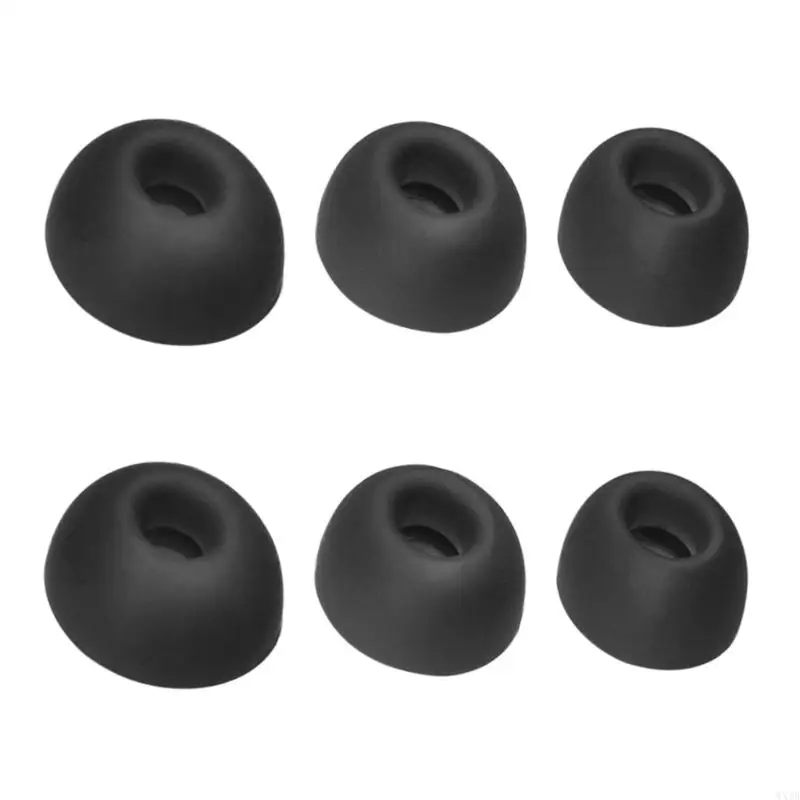Soft Silicone Eartips For In ear Earphones Offering Superiors Fit and Noise Isolation in 3 Size Set 