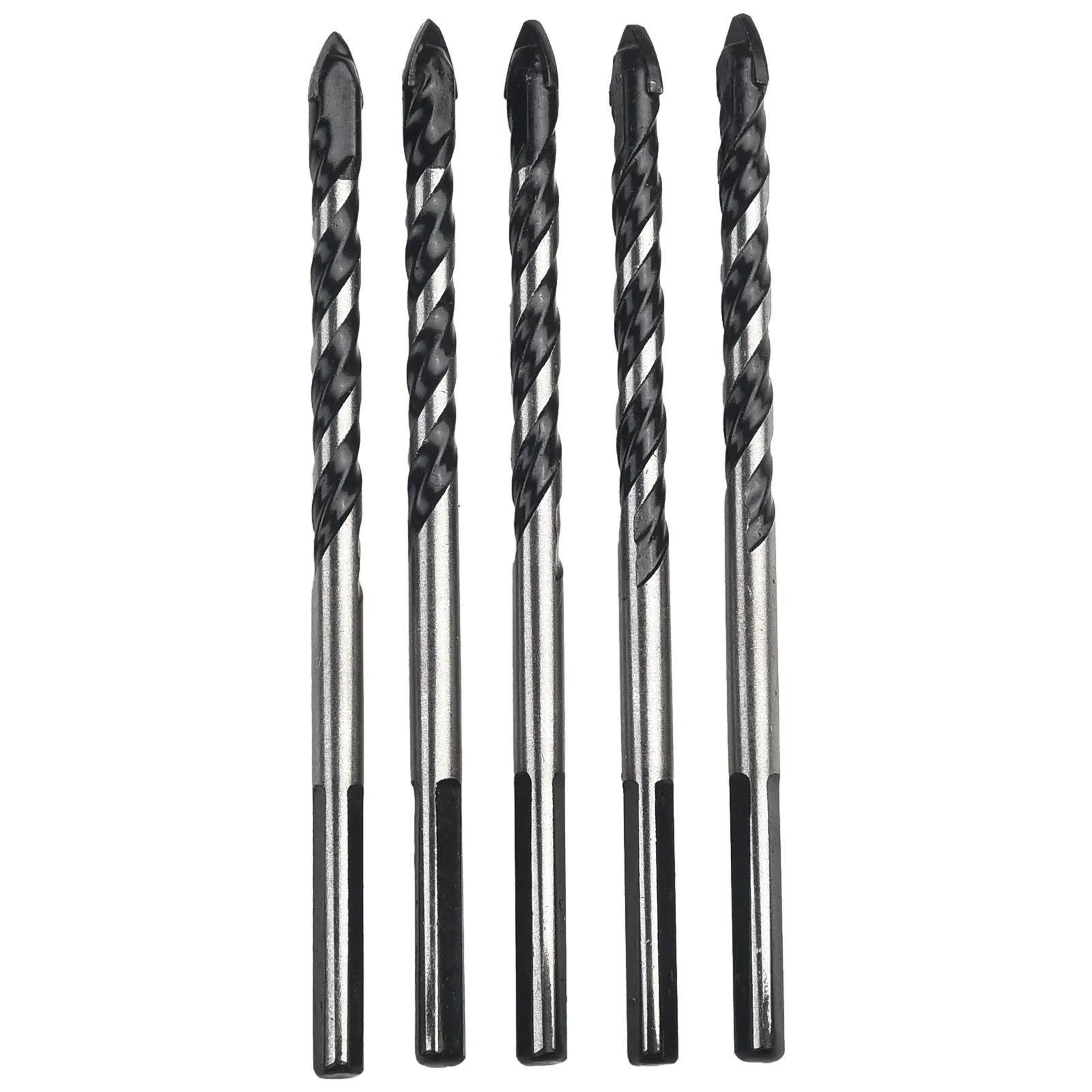 10* Bits Drill Bits Tile Concrete Brick Black Glass Drill Set Tungsten Carbide Steel 100mm Length 10PCS Drill Bit