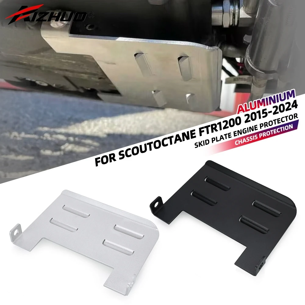 For Indian Scout Victory Octane Engine Skidplate Cover Guard Protection FTR1200 2015-2017-2018-2019-2020-2021-2022-2023-2024