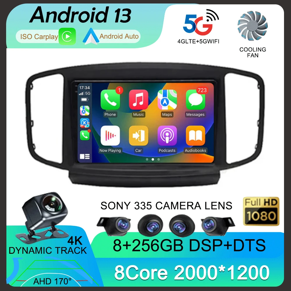 

Android 14 для Foton Tunland E7/Saving 2019, автомобильный радиоприемник, видео, мультимедийный плеер, стереонавигация, GPS, головное устройство, камера 360, QLED