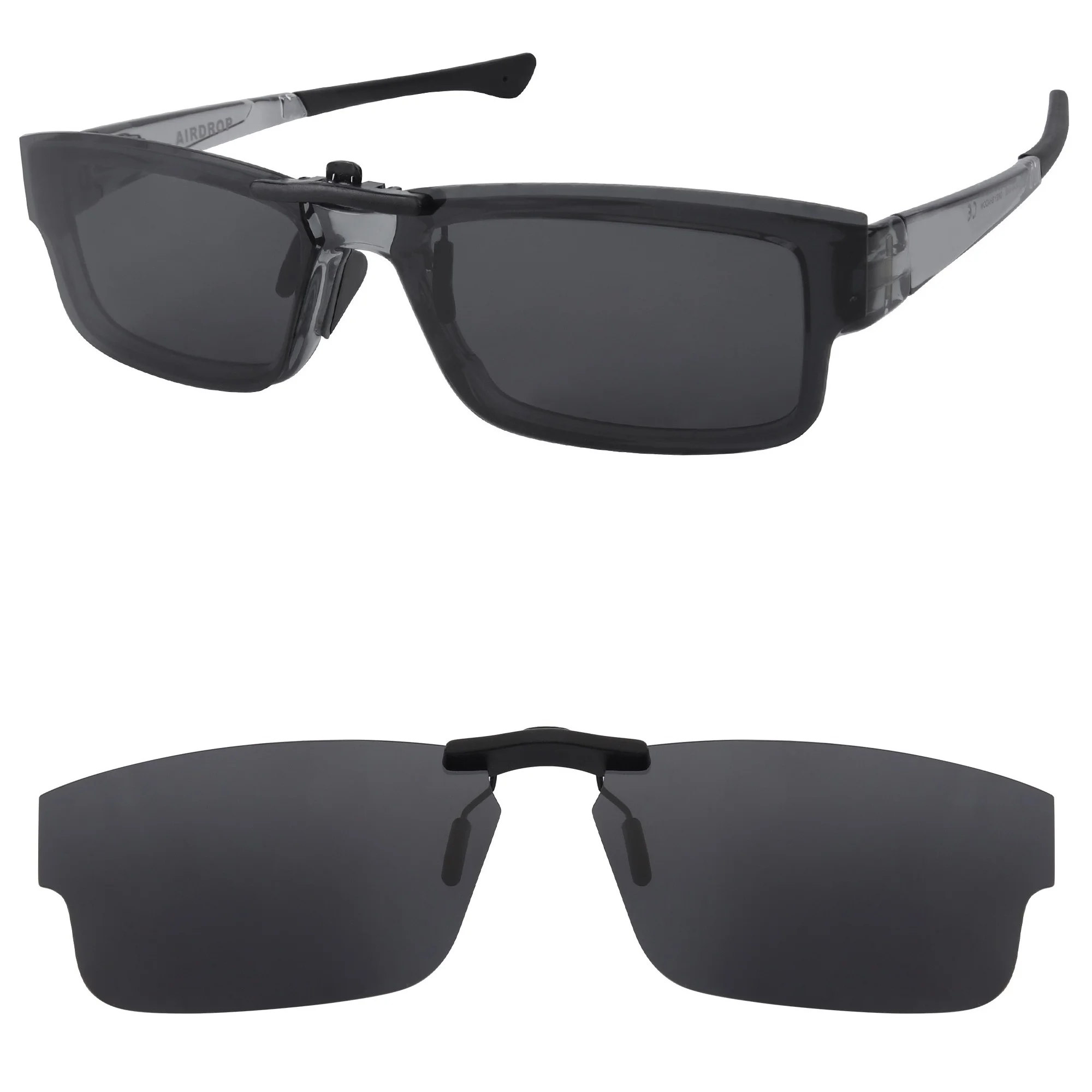 

Rarayvix Polarized Clip-on Sunglasses Lenses Compatible with Oakley Airdrop OX8046-55 UV Protection Sunglasses