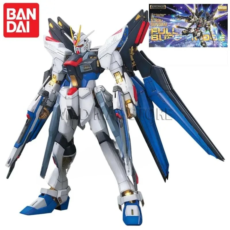 

Strike Bandai Mg 1/100 Freedom Deluxe Edition Gundam Assembly Model Mecha Warrior Figure Garage Educational Toy