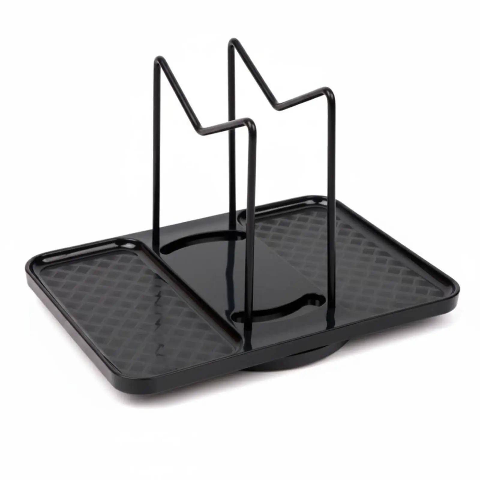 Rotating Metal Napkin Holder, Non-Slip Kitchen Condiment Holder,