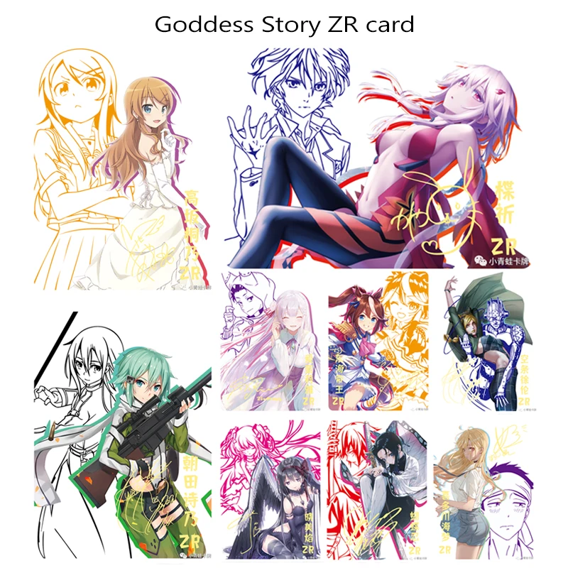 Goddess Story Rare ZR card Nami Bronzing collection Game flash cards Anime characters Children\\\'s toys Christmas Birthday gifts