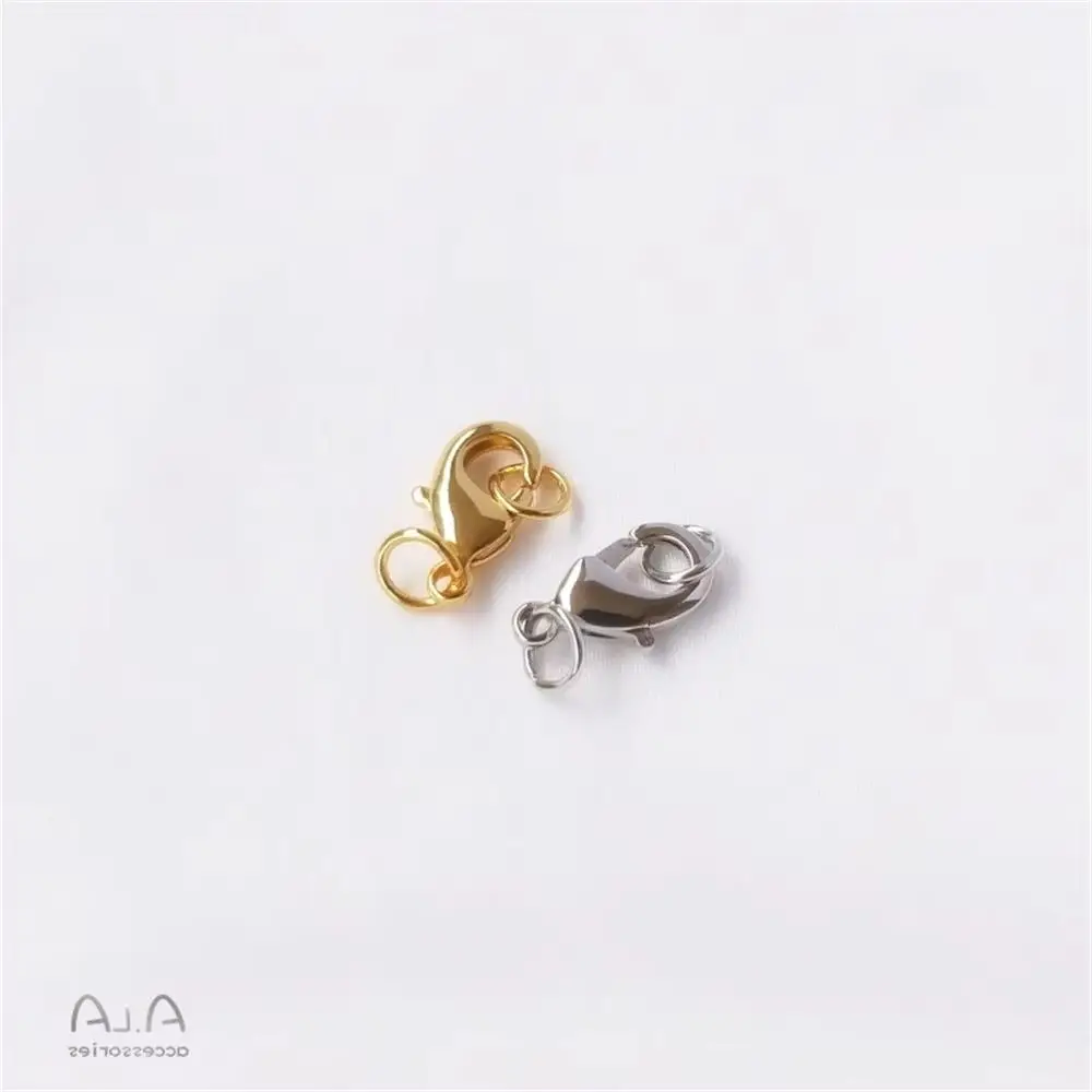 14K 18K Gold Plated Lobster Clasp, Spring Clasp, Bracelet & Necklace Connector DIY Jewelry Findings