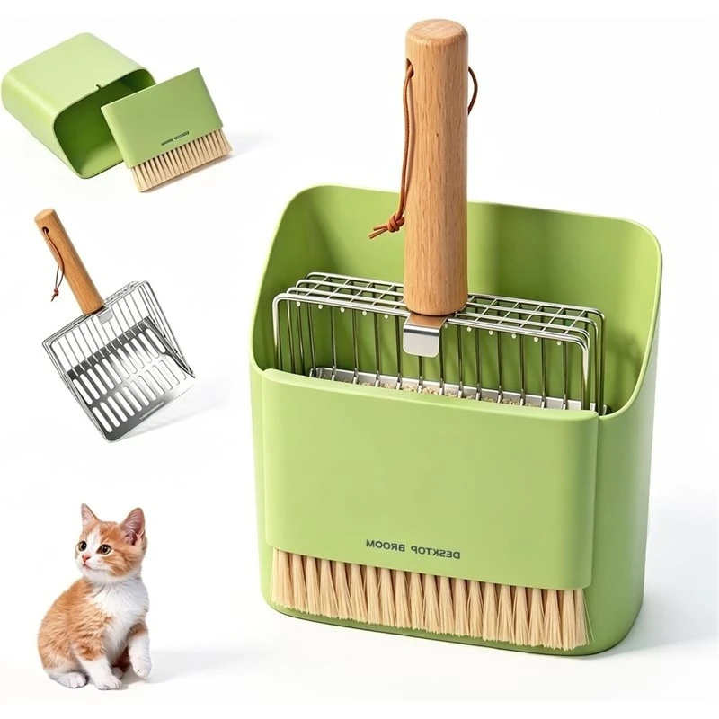 a98e-cat-litter-scoop-with-holder-heavy-duty-stainless-steel-kittylitter-scooper-with-coarse-and-fine-mesh