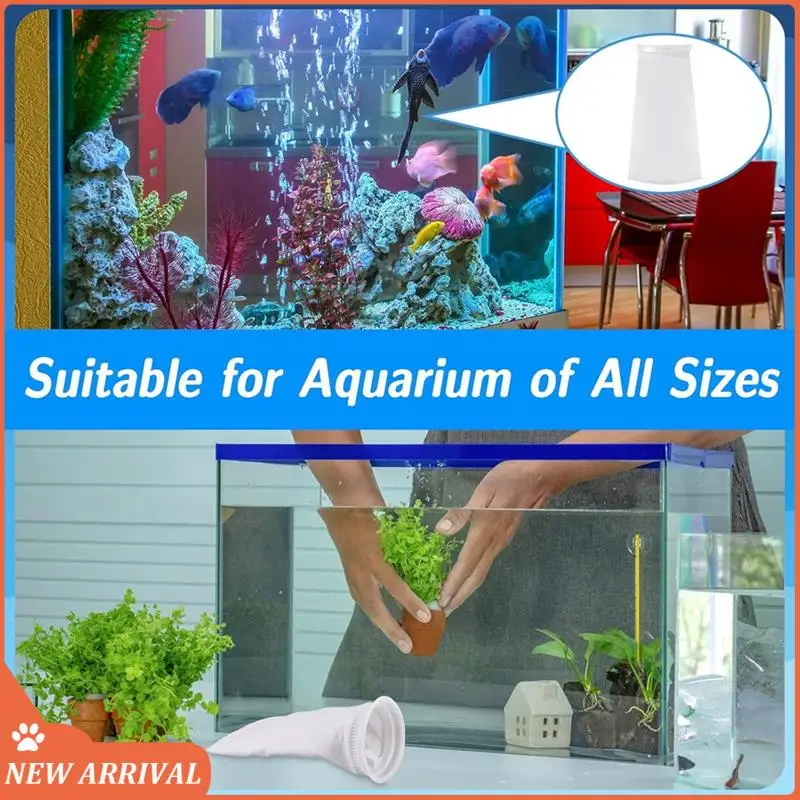 

Emption!16 Pack 4 Inch Ring Filter Socks Aquarium Filter Bags Forsump/Overflow Fortank Sump Saltwater Freshwater